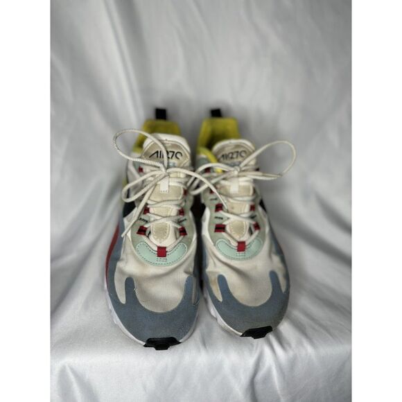 Nike Air Max 270 React Womens Size 7.5 Blue Athletic Shoes Sneakers‎ AT6174-002 - Picture 2 of 6